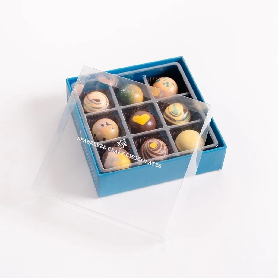9 Piece Truffle/Bonbon Set — Seabreeze Chocolates